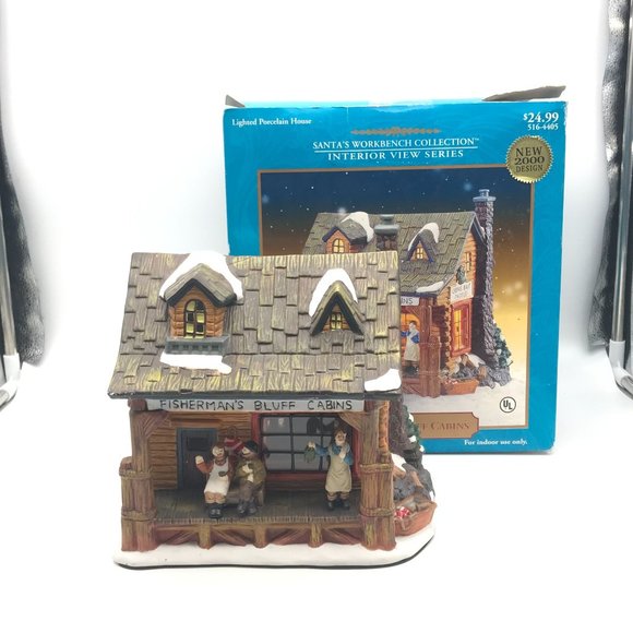 Vintage Santa's Workbench Collection Fisherman's Bluff Cabins - Picture 6 of 7